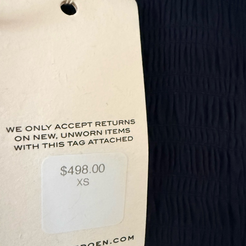XS- Doen Navy Izabel Dress - Picture 5 of 8